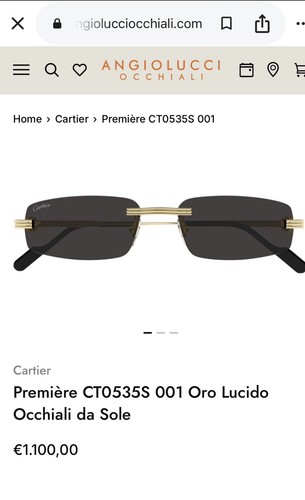 Occhiali cartier uomo - cartier,