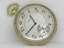 OROLOGIO DA TASCA ELGIN ORO