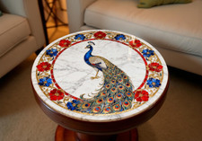 Marmo Bianco Caffè Tavolo IN