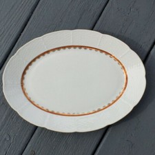 Raro piatto ovale porcellana