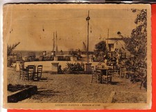 CARTOLINA  SIDERNO MARINA  OPACA  VIAGGIATA 195? ROTONDA AL LIDO