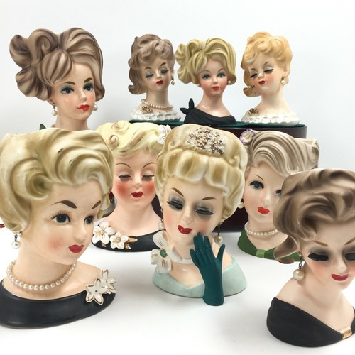 Vasi vintage testa donna - vasi, 9
