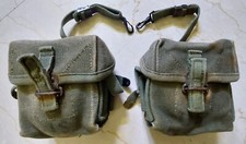 VIETNAM GUERRA WAR US ARMY SHORT POUCH M56 PORTACARICATORI PICCOLI DATATI 1969