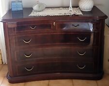 Comò e due comodini anni 90 in mogano  