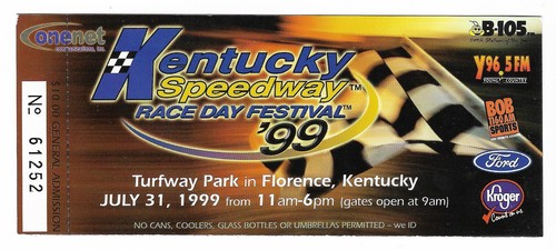 Biglietto kentucky speedway - biglietto,