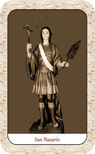 Santino holy card san - card,