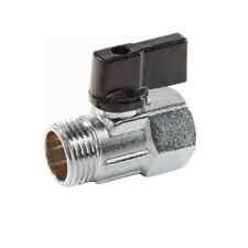 Valvola a sfera saracinesca mini MF da 1/2" leva corta nera