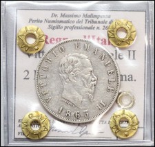 Kingdom of Italy 2 Lire 1863