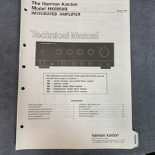 Manuale tecnico Harman Kardon