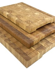 Tagliere Frontale Legno di Rovere, Tagliere da Cucina Fatto a Mano Tagliere