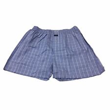 GUASCH 1859 boxer uomo quadri azzurro/bianco 100% cotone BS122 D.484