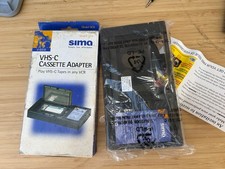 Adattatore videocassetta Sima VHS-C SCA-P nuovo sigillato con 30 min VHS-C HG30