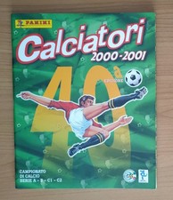 ALBUM FIGURINE CALCIATORI PANINI 2000 2001 VUOTO CON INSERTI.  DA EDICOLA.