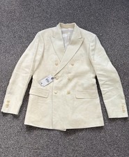Blazer di lino Mango slim fit