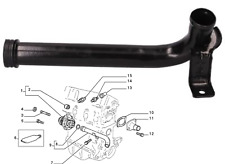 TUBO ACQUA IN METALLO PER MOTORI FIRE: PANDA - PUNTO - SEICENTO - LANCIA Y