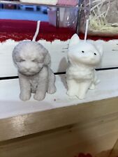 Set Candele Cucciolo Di Cane E