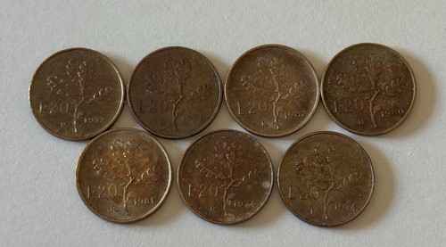 Lotto monete 20 - da, lire