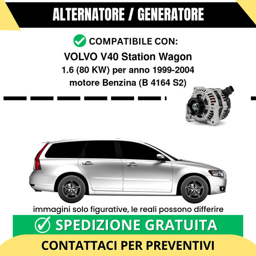 Alternatore volvo v40 station - volvo,