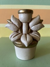 Thun Vaso Con Tulipani Portacandela Vintage ,cm 15