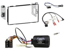 Kit Installazione Adattatore Volante Doppio DIN Autoradio per Nissan Qashqai J10 07-13