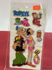1981 POPEYE 3-D Stickers Puffi