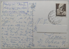 TRENTO 1965 CHIESA SAN LORENZO BAR NORGE MONTE BONDONE FOTO CARTOLINA VIAGGIATA