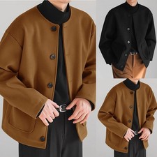 Cardigan uomo coreano senza