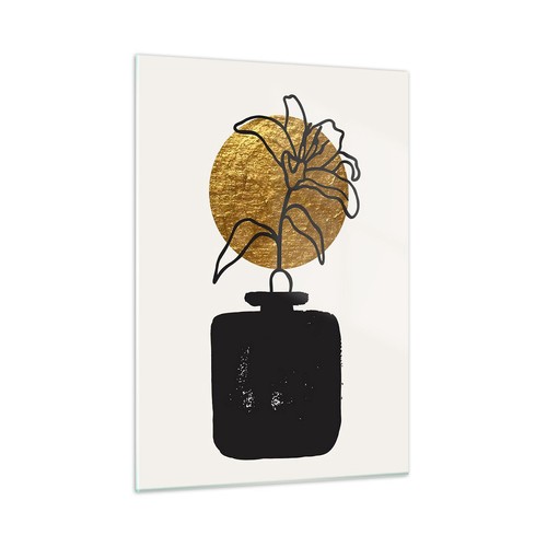 Quadro vetro 50x70cm vaso - quadro,