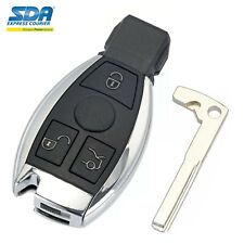 GUSCIO COVER TELECOMANDO CHIAVE COMPATIBILE PER MERCEDES 3TASTI CROMATA classe C