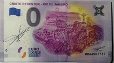 Banconota 0 euro Cristo Redentor Rio De Janeiro firma Richard Faille