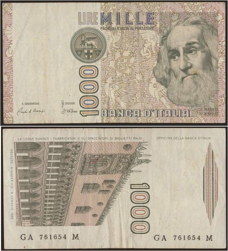 1000 lire marco polo - 1000,
