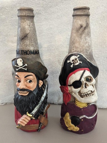 Portacandele bottiglia rum - bottiglia,