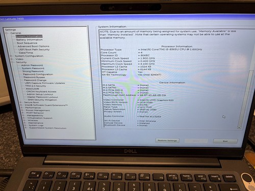 Dell latitude 7400 touchscreen - 7400,