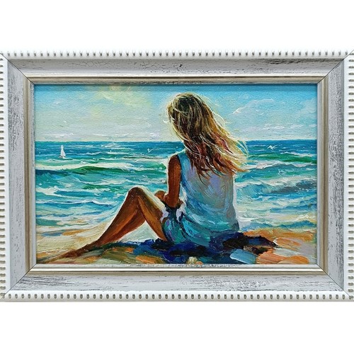 Beach girl quadro - beach,