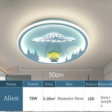 Plafoniera LED moderna per cameretta bambini ragazzo ragazza camera da letto studio lampada