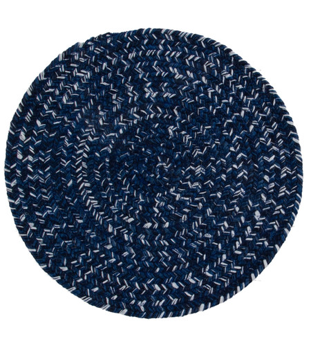 Tappeto solid rotondo blu - "solid",