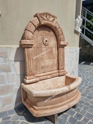 Fontana parete con vasca - parete,