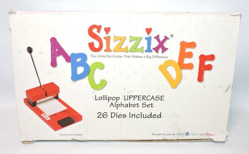 Set alfabeto maiuscolo - , sizzix