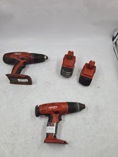 Lot Of 4 Various Hilti Tools, Sf 150-a, 22-a, Non Lavoro Per Parti O Riparazione