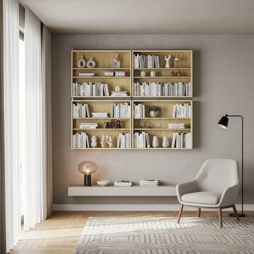 Libreria parete moderna 5 - a,