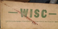 1970s WISC Wechsler IQ