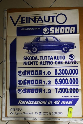 Manifesto originale automobili - manifesto,