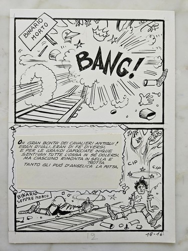 Milo manara tavola originale - milo,