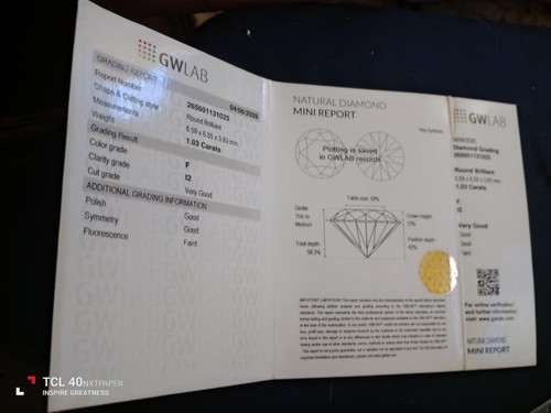 Gwlab diamante naturale - diamante,