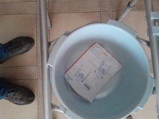 Sedia comoda pieghevole - wc,