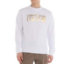 Felpa Uomo Bianco Versace