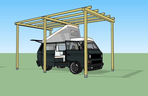 Pergola libera 3x6x in - pergola,