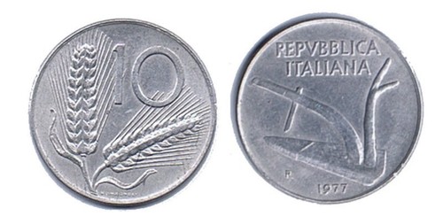 Italia repubblica lire - repubblica, 1977