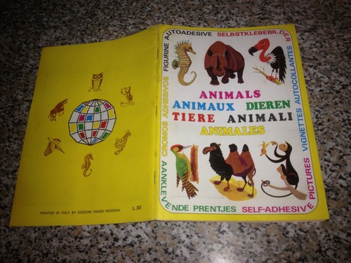 Album animali panini anni - animali, 70