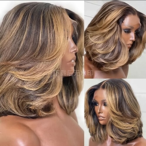 Parrucche corte ondulate - , a